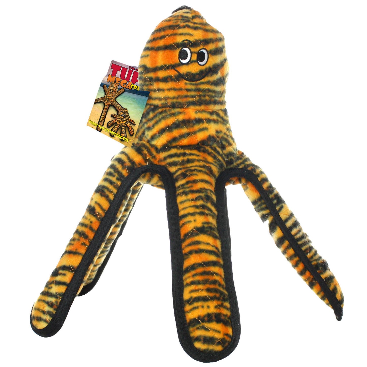 Tuffy Dog Toys - VIP Products - Tuffy Mega Large Octopus, Durable, Tough, Squeaky Dog Toy