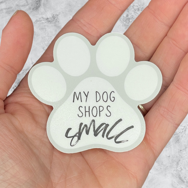 Koira - My Dog Shops Small Vinyl Sticker