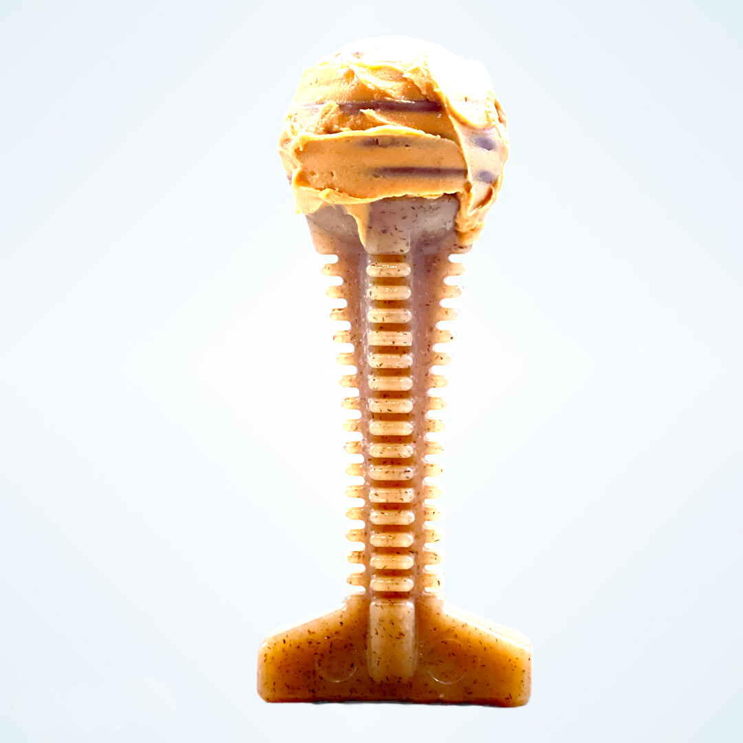 SodaPup - Honey Bone Dental Tower Ultra Durable Nylon Dog Chew Toy