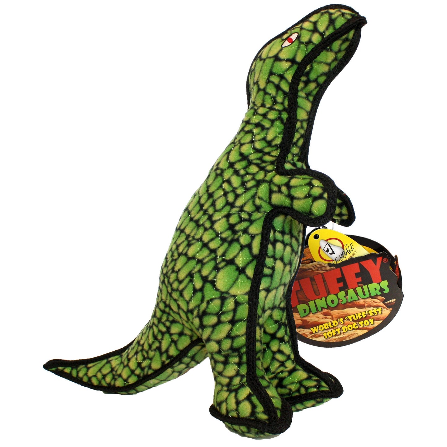 Tuffy Dog Toys - VIP Products - Tuffy Dinosaur T-Rex, Tough, Durable Dog Toy - Doot's Pet LLC Collars For A Cause