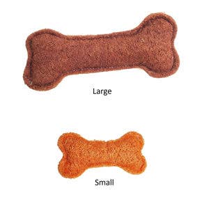 Barker's Bowtique - Hip Doggie - Organic Vegetable Dental Toy - Bone - L
