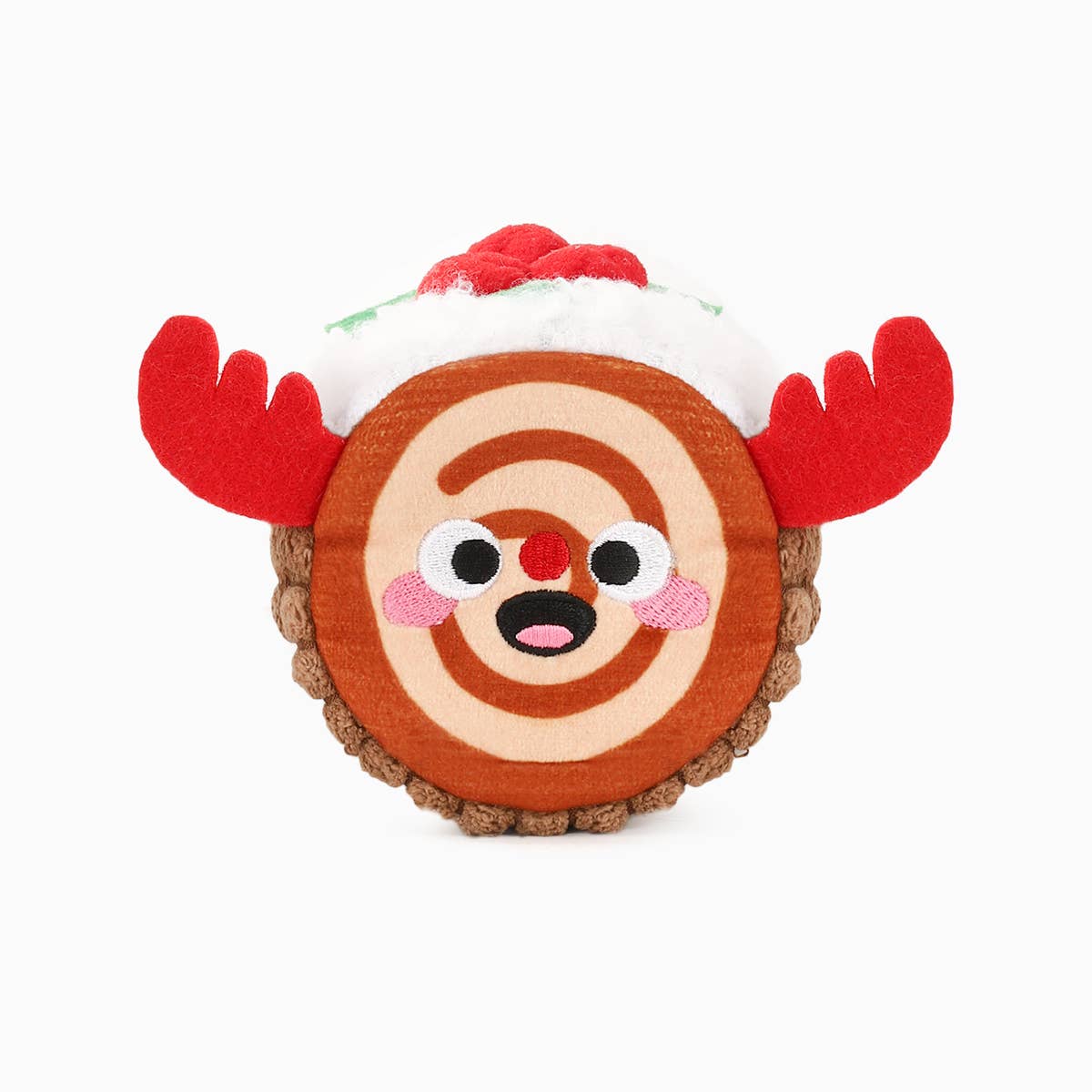 Hugsmart Products Inc - HugSmart Pet - Happy Woofmas | Yule Log - Plush Toy