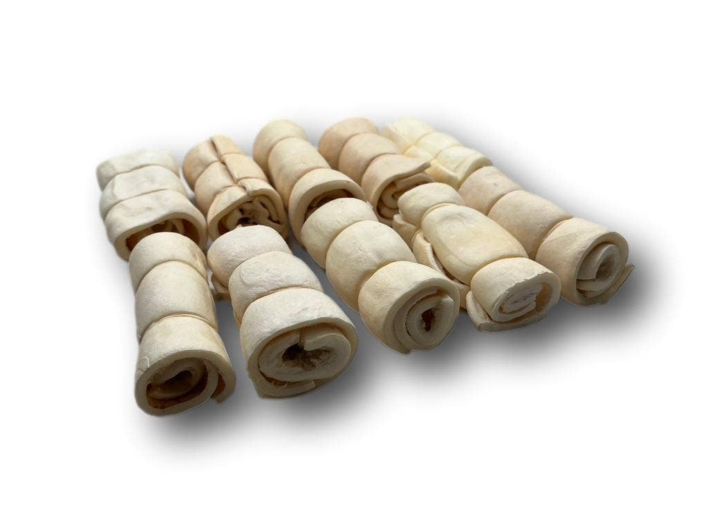 Healthy Dog Chews - Mini Cheek Rolls 3" Natural (BC03ROLL) - Single