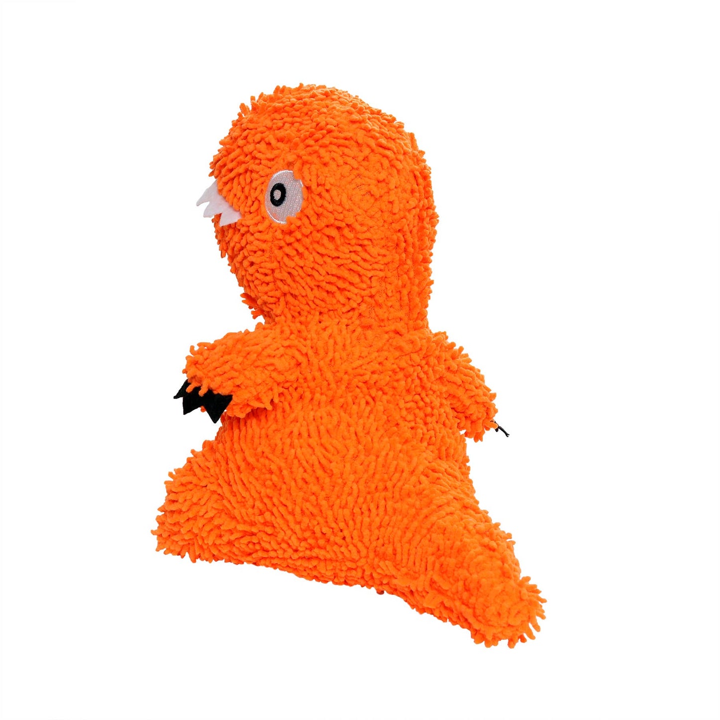 Tuffy Dog Toys - VIP Products - Mighty Microfiber Ball T-Rex, Durable, Squeaky Dog Toy