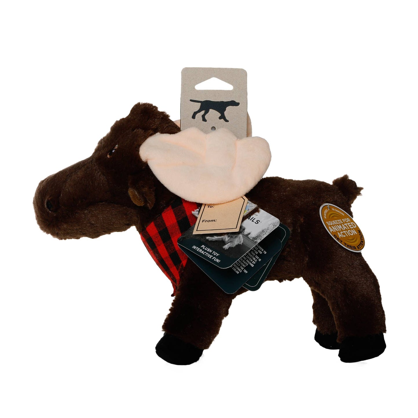 Tall Tails - Animated Moose Dog Toy