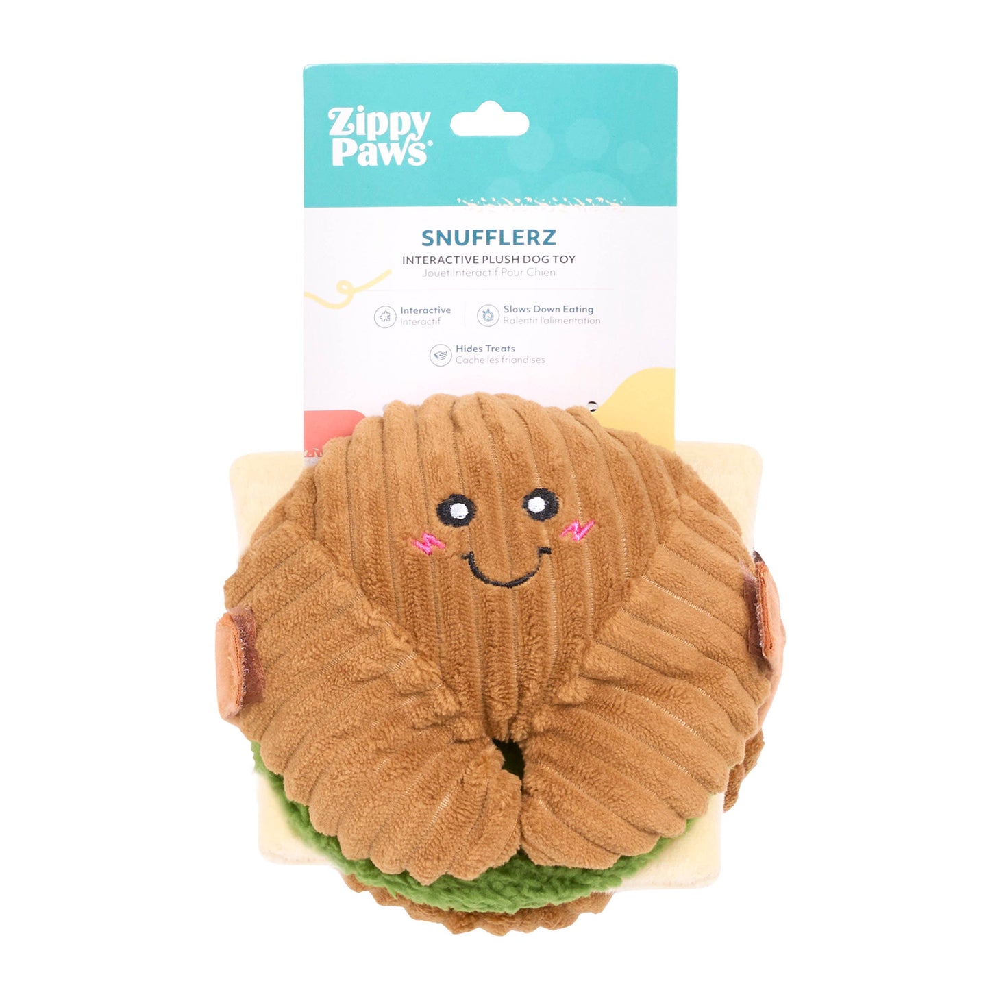 ZippyPaws - Snufflerz Stacks - Breakfast Sandwich