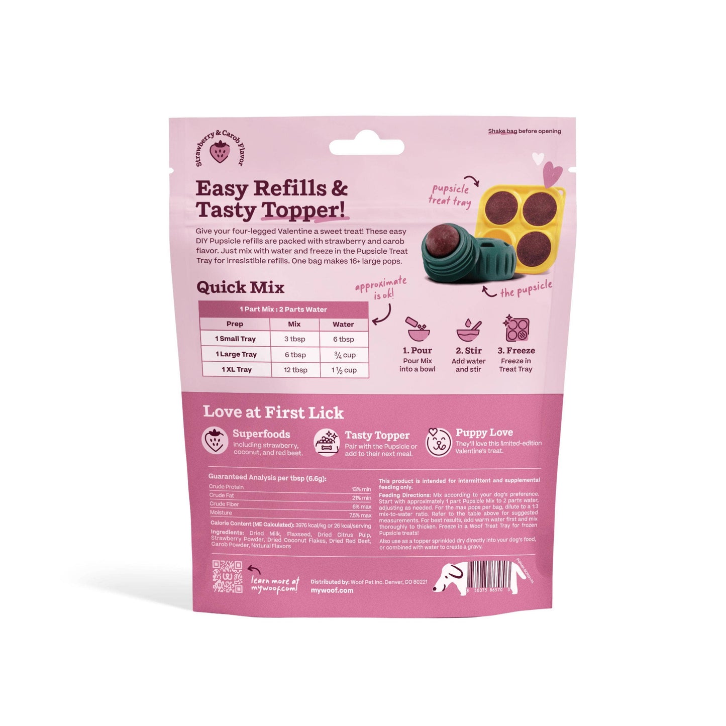 Woof - Pupsicle Mix - Berry Crush Limited Edition