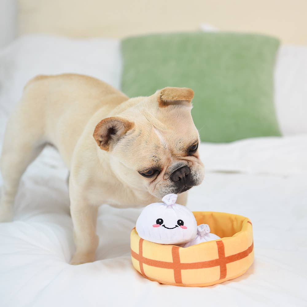 Hugsmart Products Inc - HugSmart Pet - Food Party | Soup Dumplings- Interactive Toy