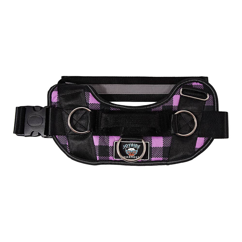 Joyride Harness - Purple Plaid Joyride Basic Essential Dog Harness 1.0 - XL