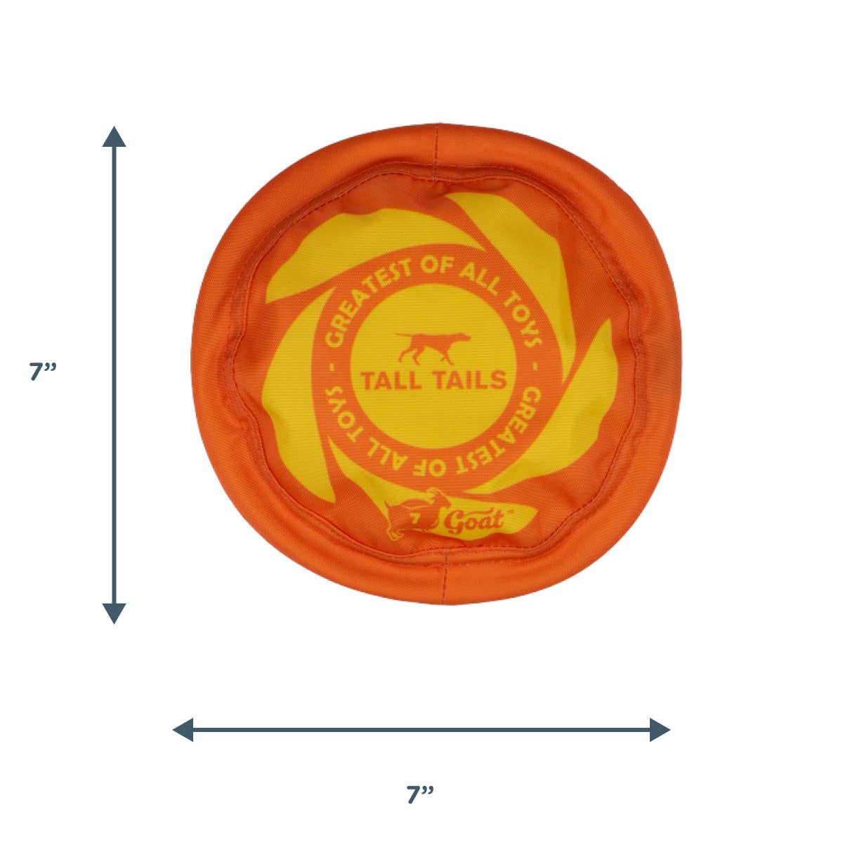 Tall Tails - GOAT Sport Flyer Disc Dog Toy - Medium