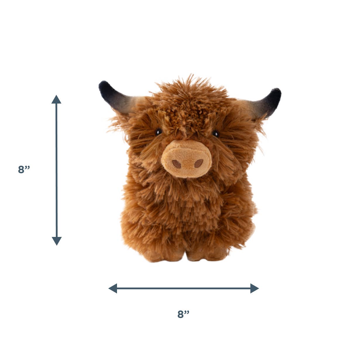 Tall Tails - Highland Cow with Squeaker Dog Toy