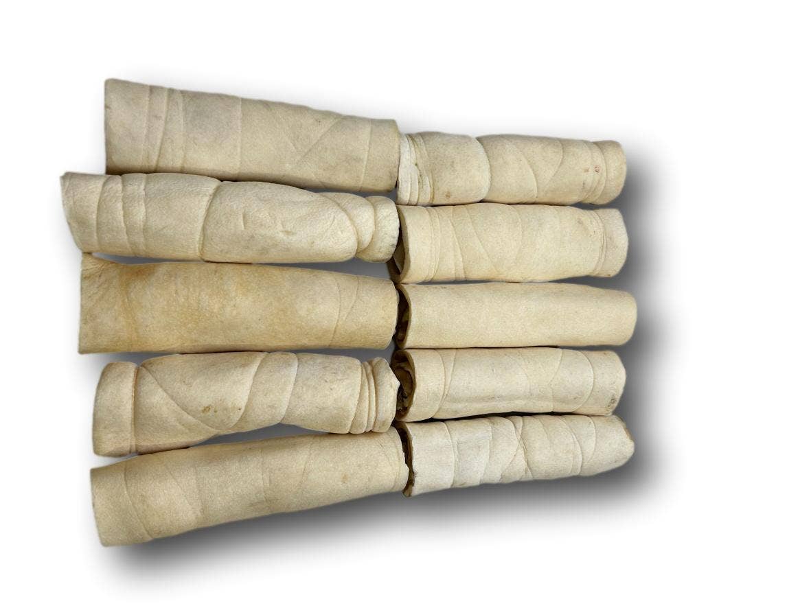 Healthy Dog Chews - Skinny Beef Cheek Rolls 6"(BC06ROLLSK) - Single