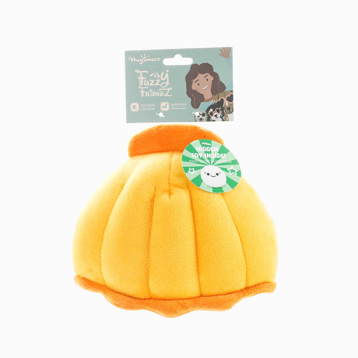 Hugsmart Products Inc - HugSmart Pet - Ocean Pals | Clam - Dog Plush Toy