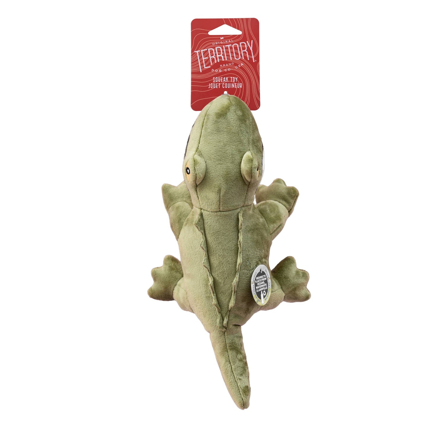 Original Territory - Territory Gator Squeaker Dog Toy - Doot's Pet LLC Collars For A Cause
