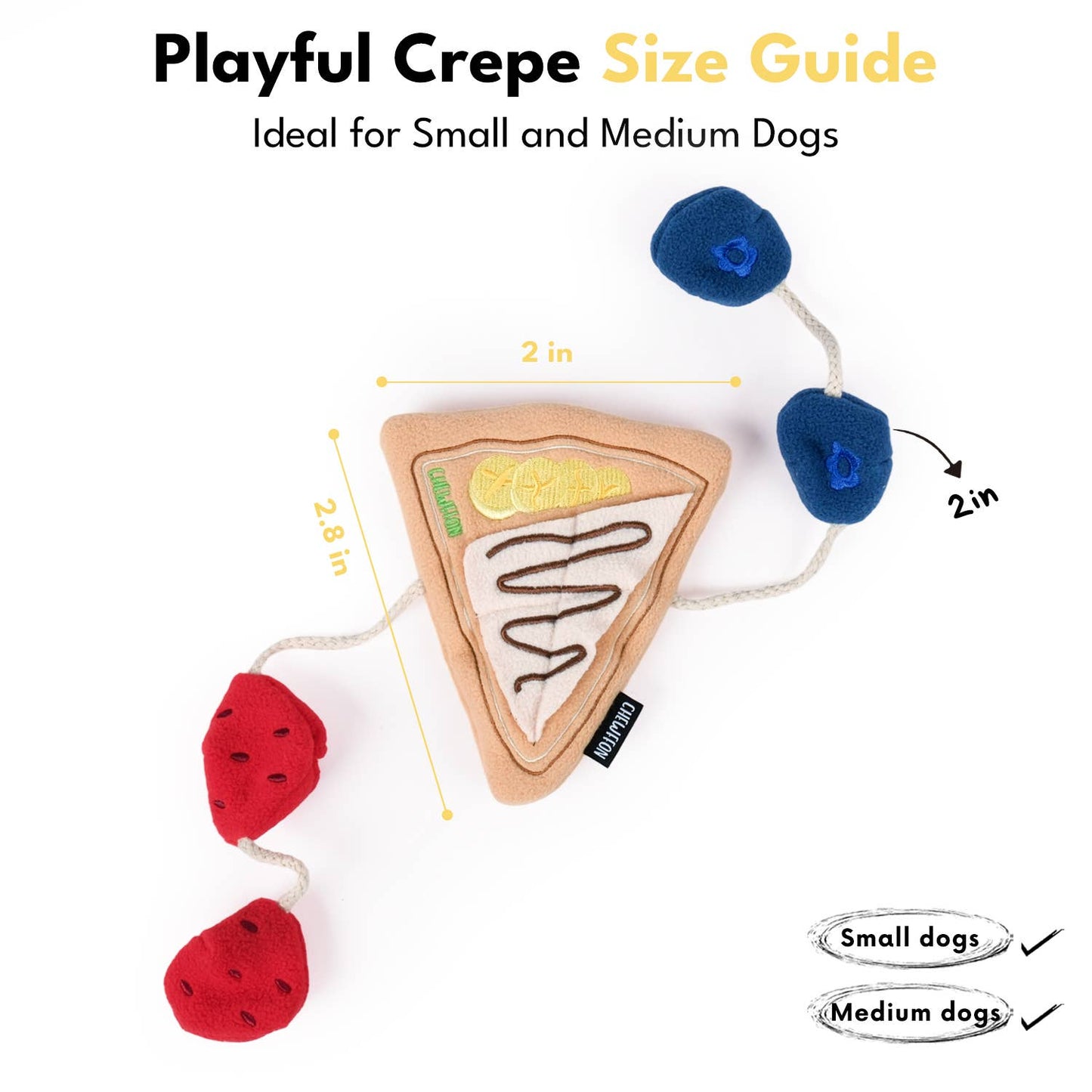 CHEWFFON - CHEWFFON Crepe Snuffle & Treat Puzzle Toy