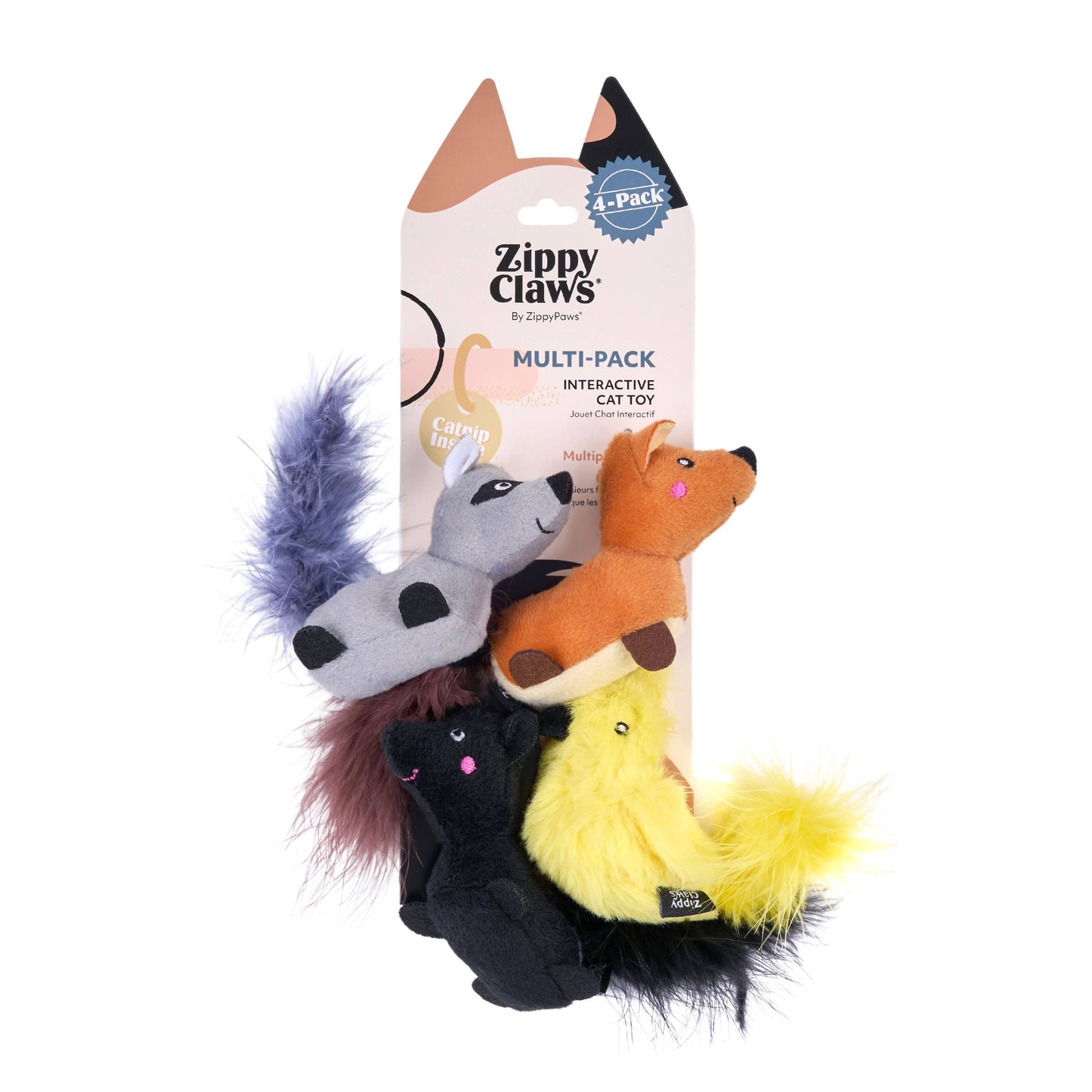 ZippyPaws - ZippyClaws® 4-Pack - Critters