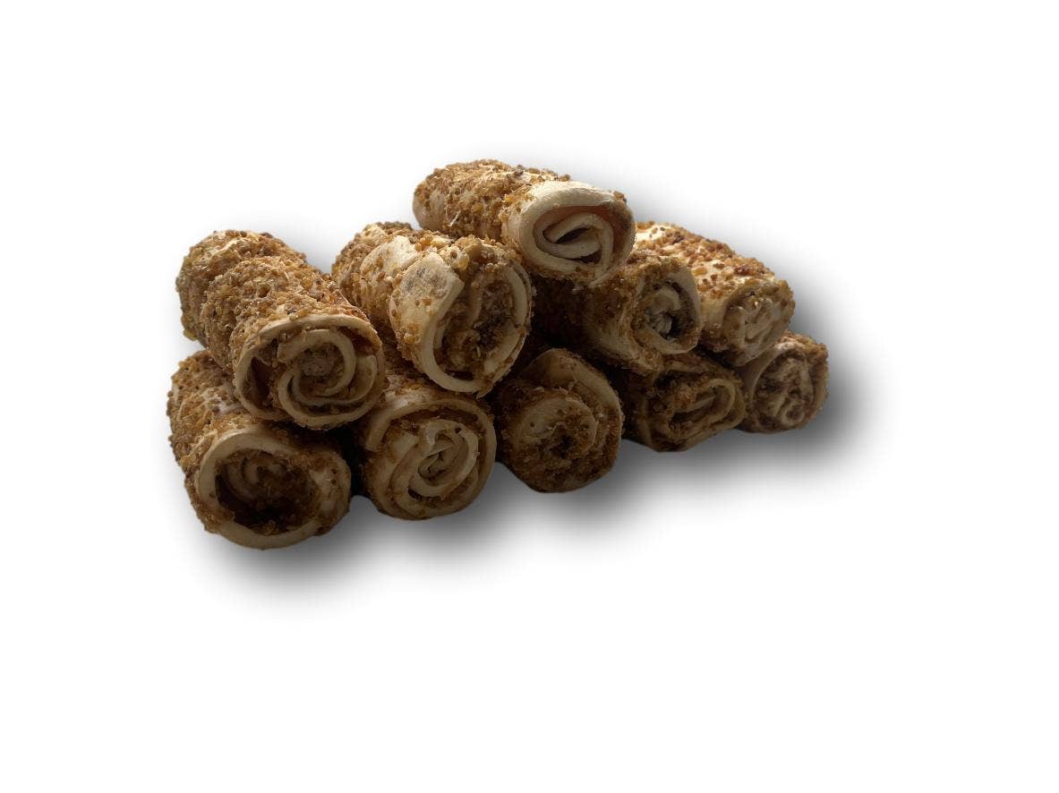 Healthy Dog Chews - Mini Cheek Rolls 3" Bully Dusted (BC03ROLLBD) - Single
