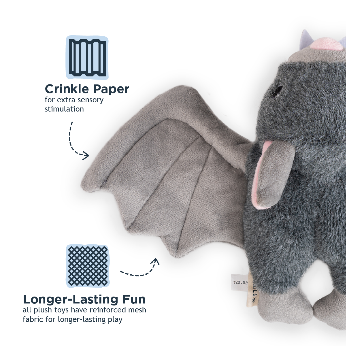 Tall Tails - Bat Fling and Fetch Toy for Dogs