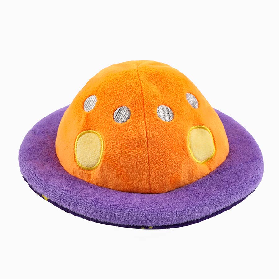Hugsmart Products Inc - HugSmart Pet - Space Paws | Flip the UFO - Dog Plush Toy