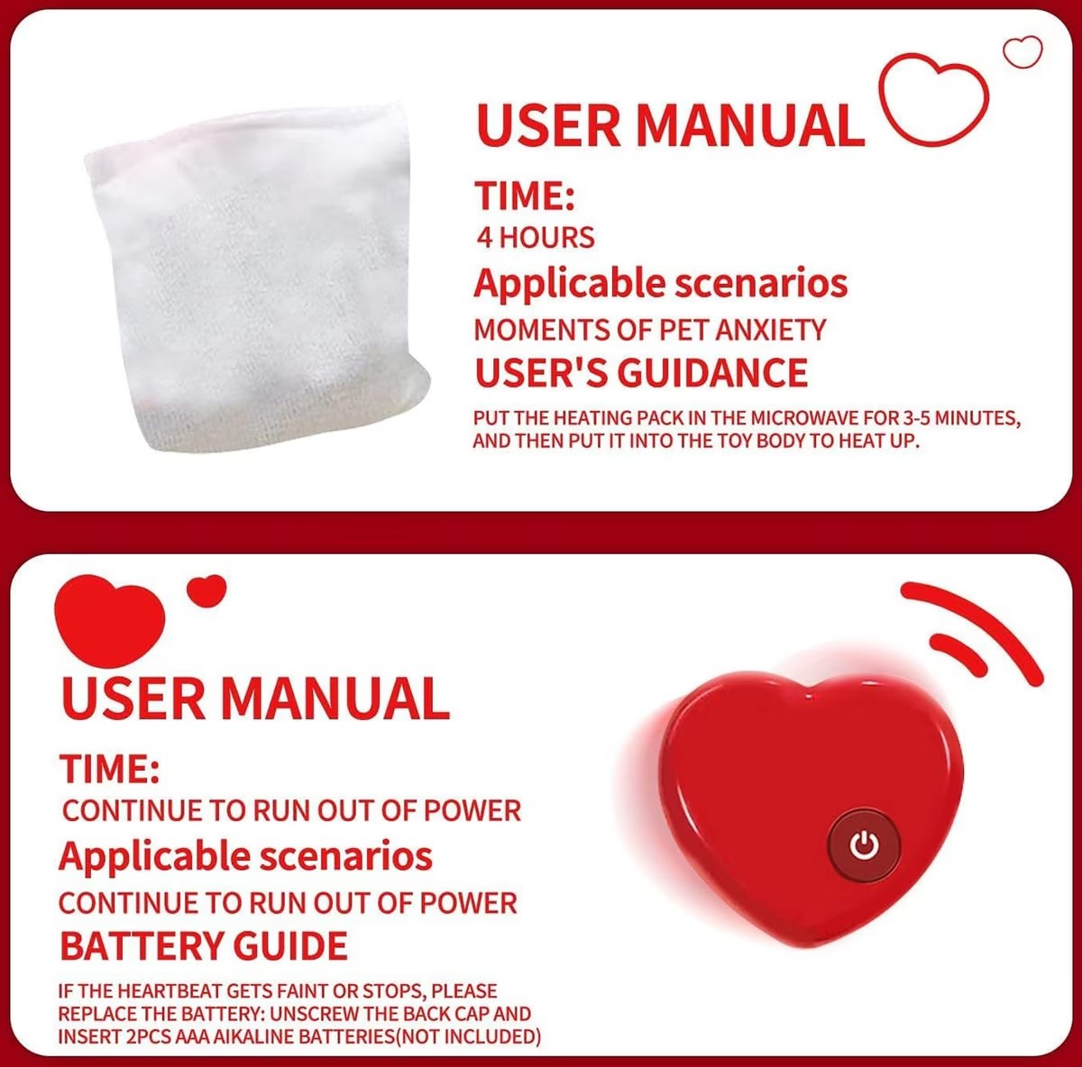 Kitty - Heartbeat 'N' Warm Plush Cat Toy