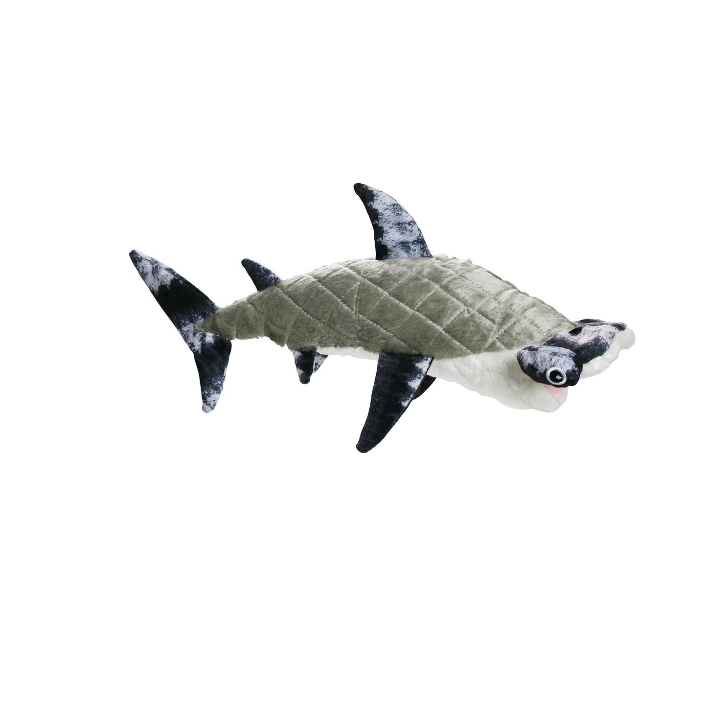 Tuffy Dog Toys - VIP Products - Mighty Ocean Hammerhead, Plush, Squeaky Dog Toy - Doot's Pet LLC Collars For A Cause