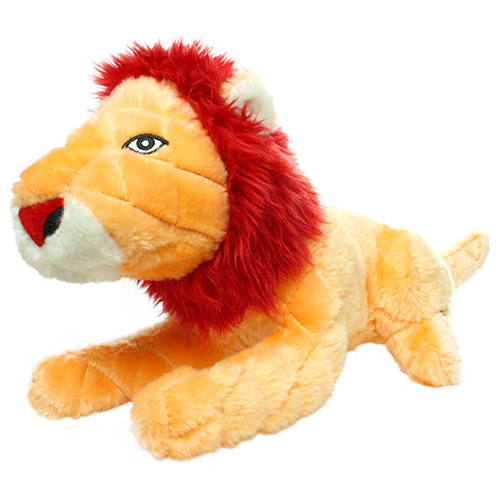 Tuffy Dog Toys - VIP Products - Mighty Safari Lion, Plush, Squeaky Dog Toy - Doot's Pet LLC Collars For A Cause