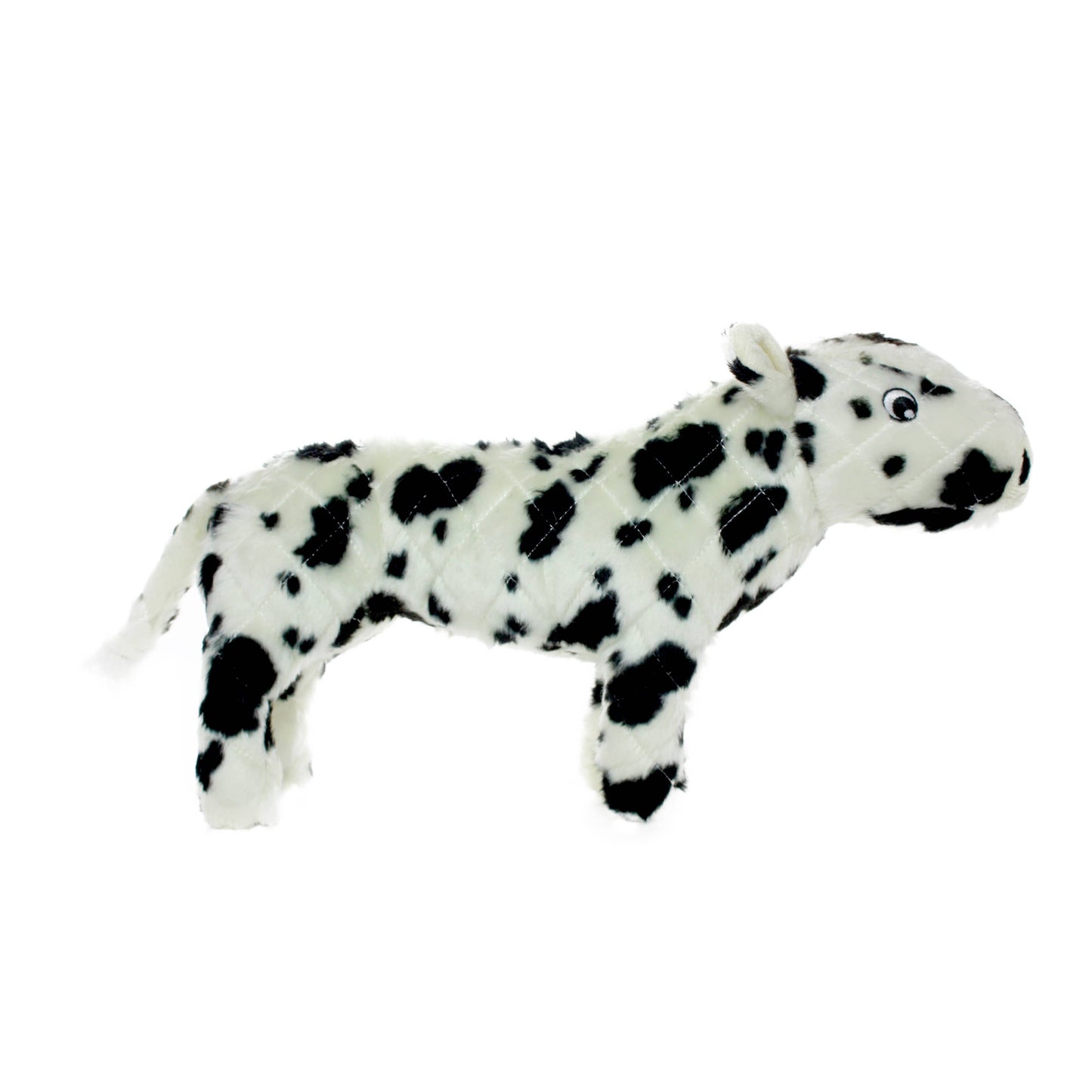 Tuffy Dog Toys - VIP Products - Mighty Farm Cow, Plush, Squeaky Dog Toy