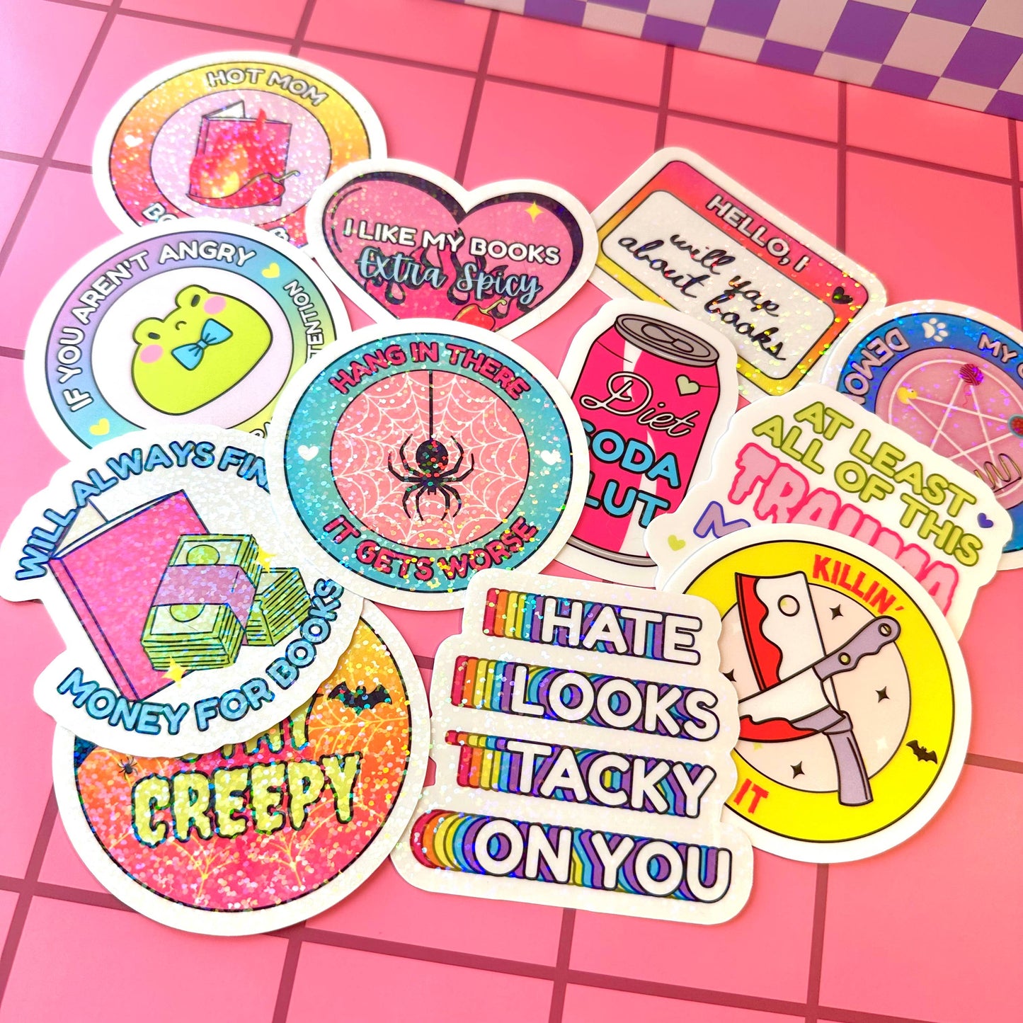 Stickers X Ashley Bexar - Dog Mom Dogs Funny Dog Witchy Waterproof Vinyl Sticker - Matte / I want LOOSE stickers