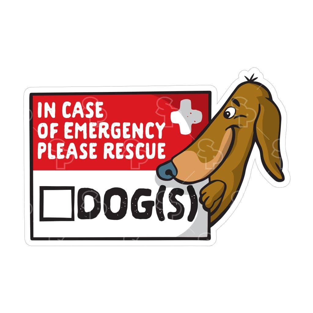 Two Feet Treats - Emergency Dog Rescue - Sticker
