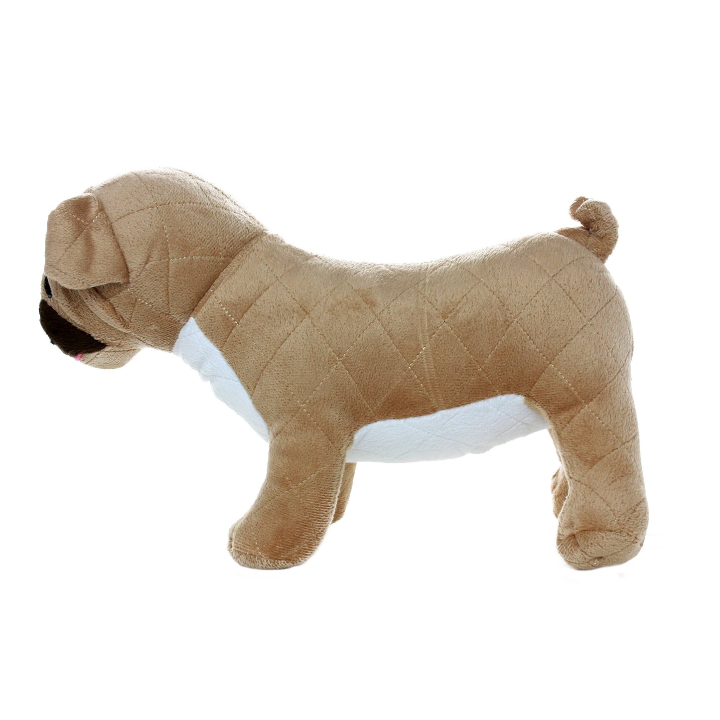Tuffy Dog Toys - VIP Products - Mighty Farm Pug, Plush, Squeaky Dog Toy