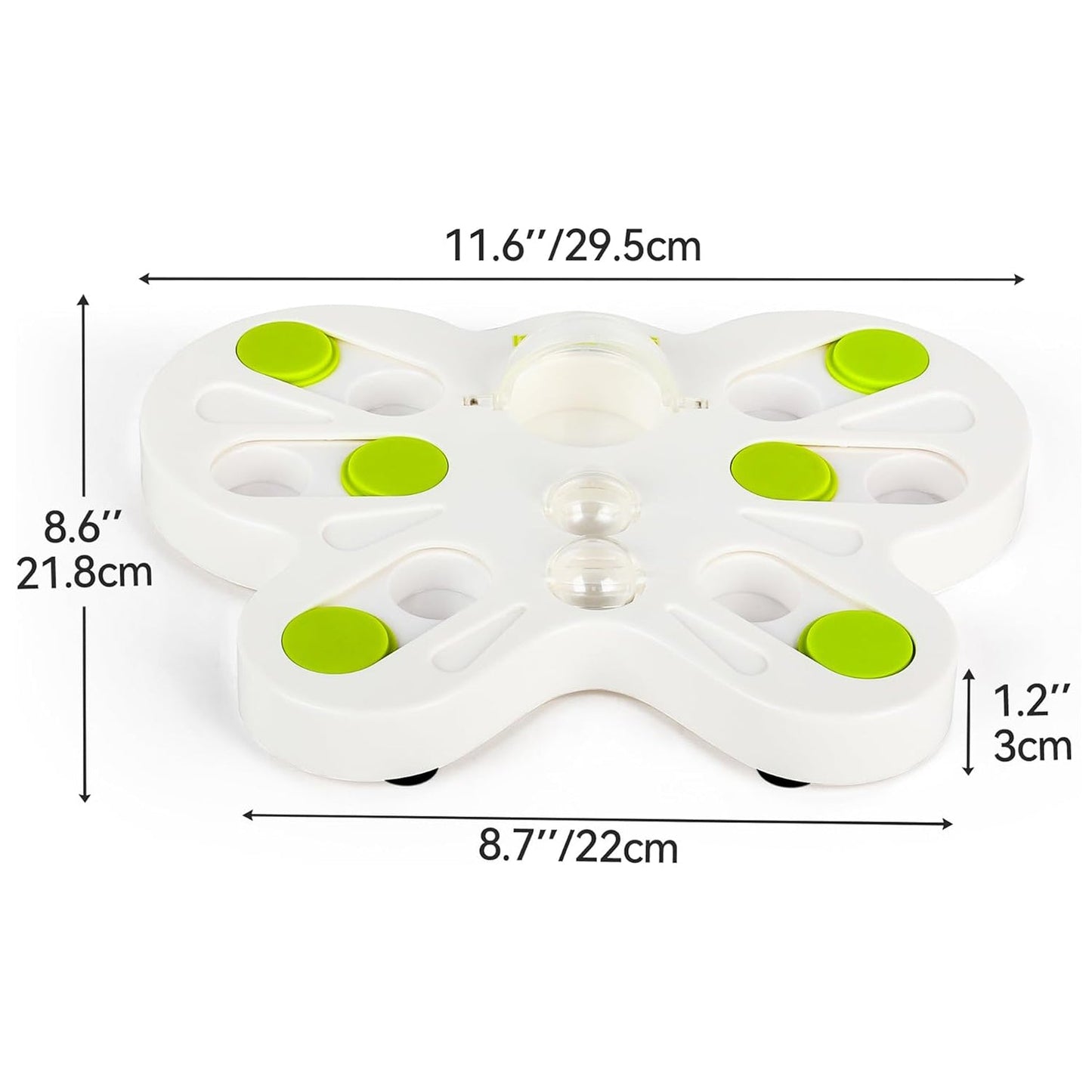 Interactives - Cat Toys - Interactive Cat Treat Puzzle Slow Feeder for Indoor Play - Doot's Pet LLC Collars For A Cause