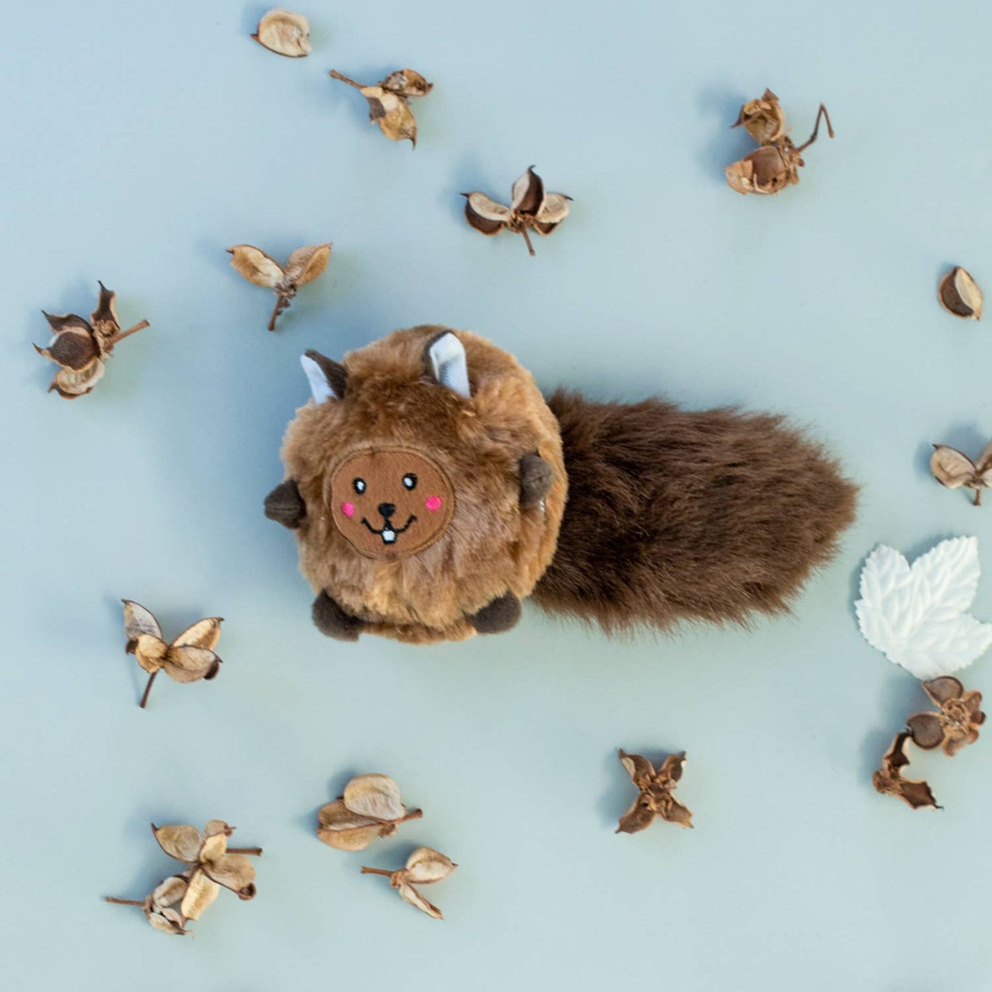 ZippyPaws - Bushy Throw - Squirrel - Dog Toy