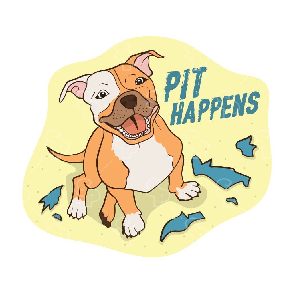 Two Feet Treats - Pit Happens - Sticker