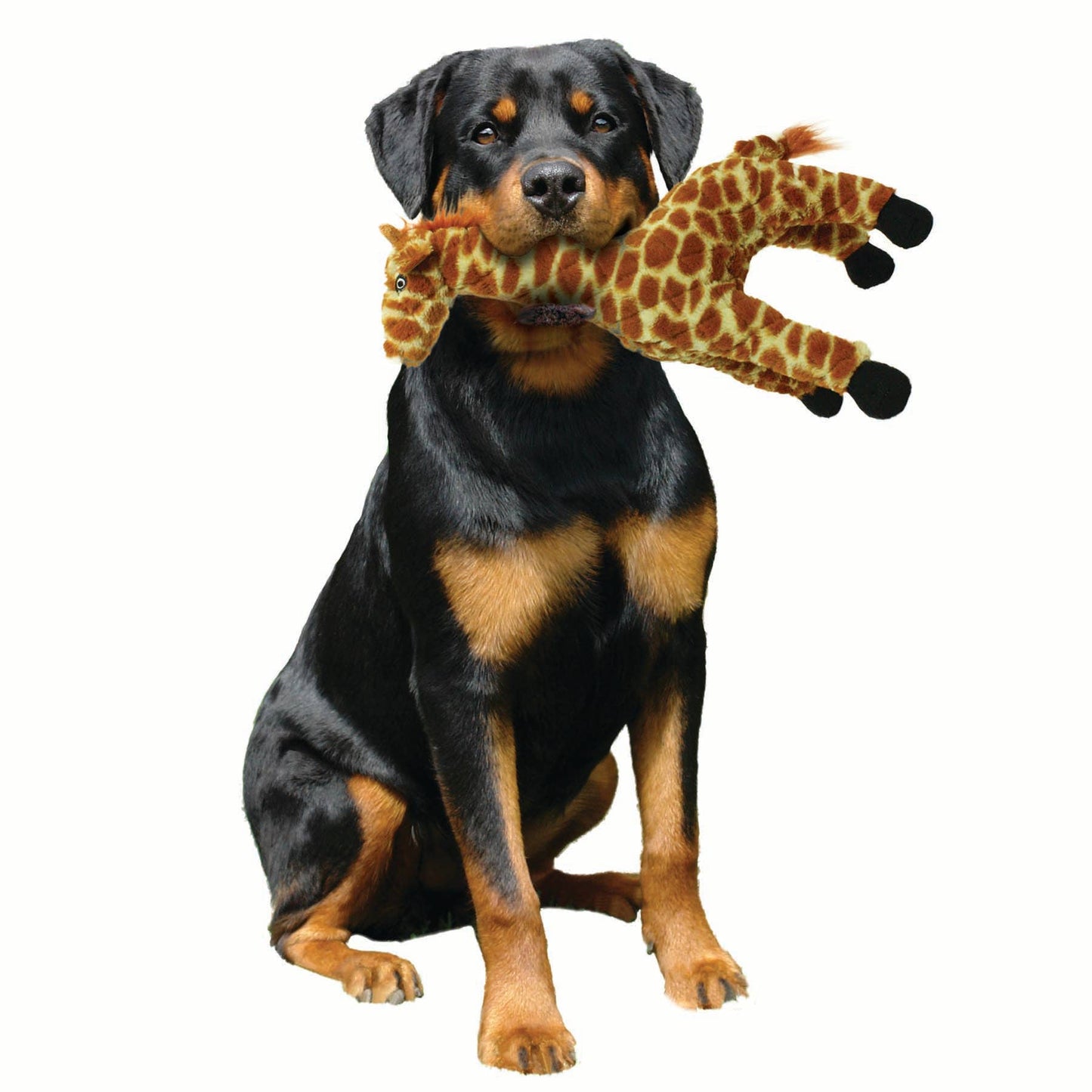 Tuffy Dog Toys - VIP Products - Mighty Safari Giraffe, Plush, Squeaky Dog Toy - Doot's Pet LLC Collars For A Cause