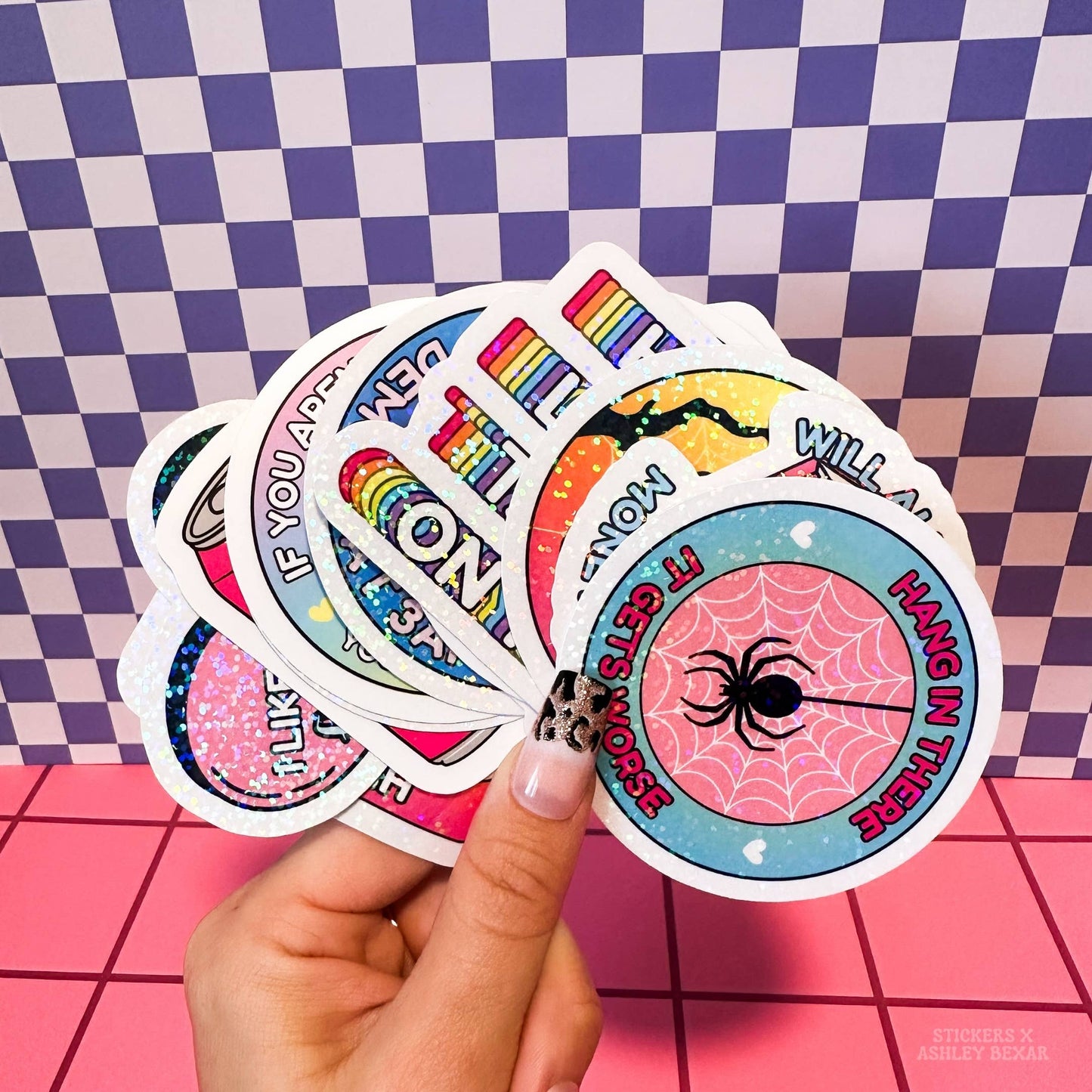 Stickers X Ashley Bexar - Funny Trauma Mental Health Waterproof Vinyl Sticker - Matte / I want LOOSE stickers