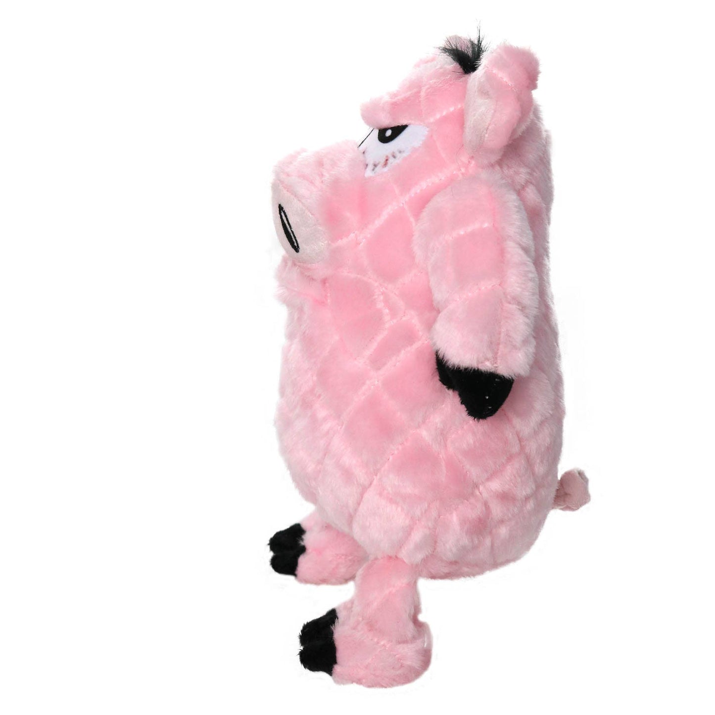 Tuffy Dog Toys - VIP Products - Mighty Angry Animals Pig, Plush, Squeaky Dog Toy - Doot's Pet LLC Collars For A Cause
