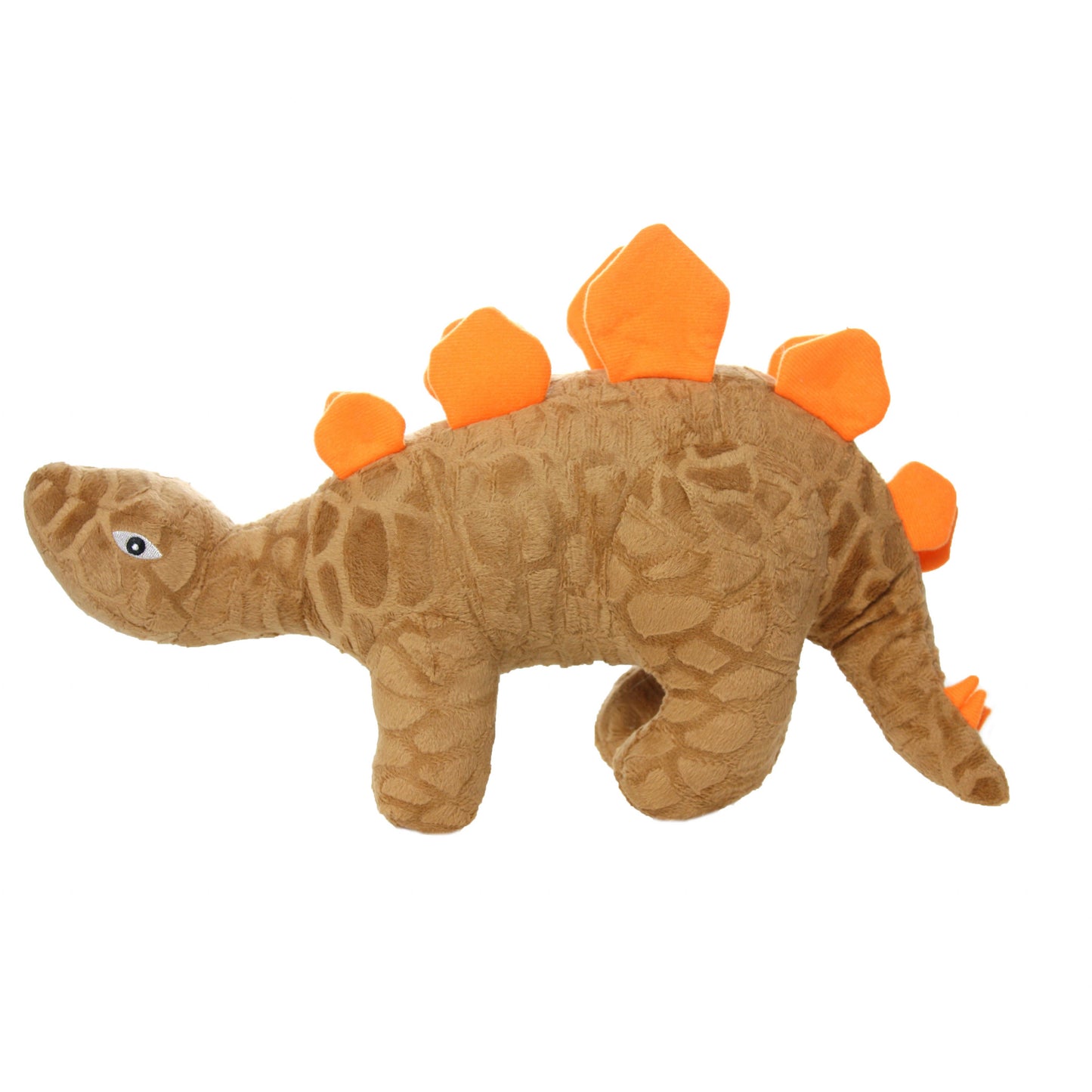Tuffy Dog Toys - VIP Products - Mighty Dinosaur Stegosaurus, Plush, Squeaky Dog Toy