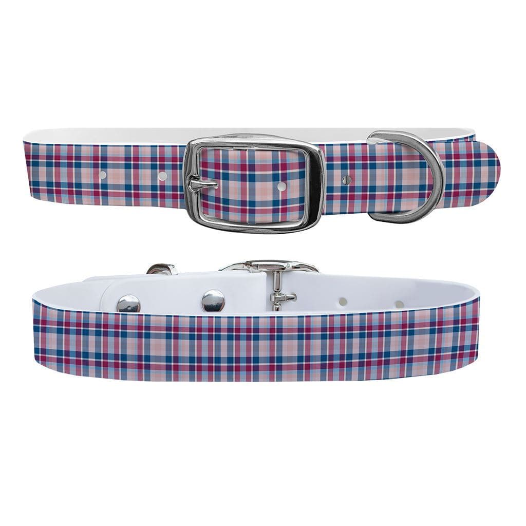Spring Plaid Dog Collar
