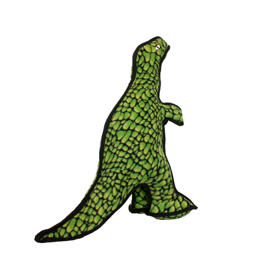 Tuffy Dog Toys - VIP Products - Tuffy Dinosaur T-Rex, Tough, Durable Dog Toy - Doot's Pet LLC Collars For A Cause