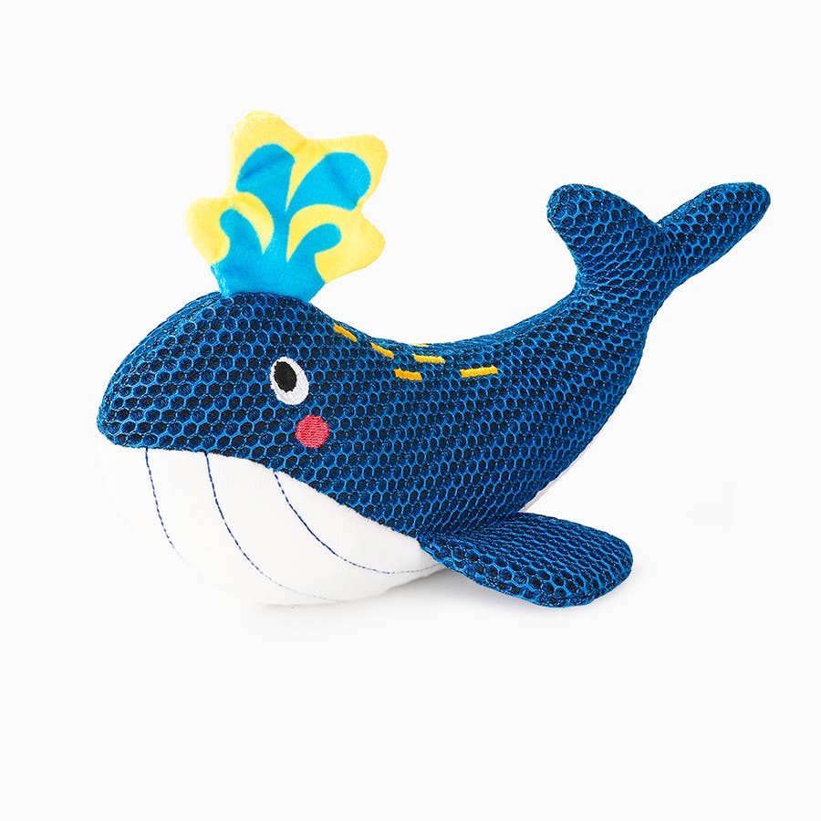 Hugsmart Products Inc - HugSmart Pet - Ocean Pals | Whale - Dog Plush Toy