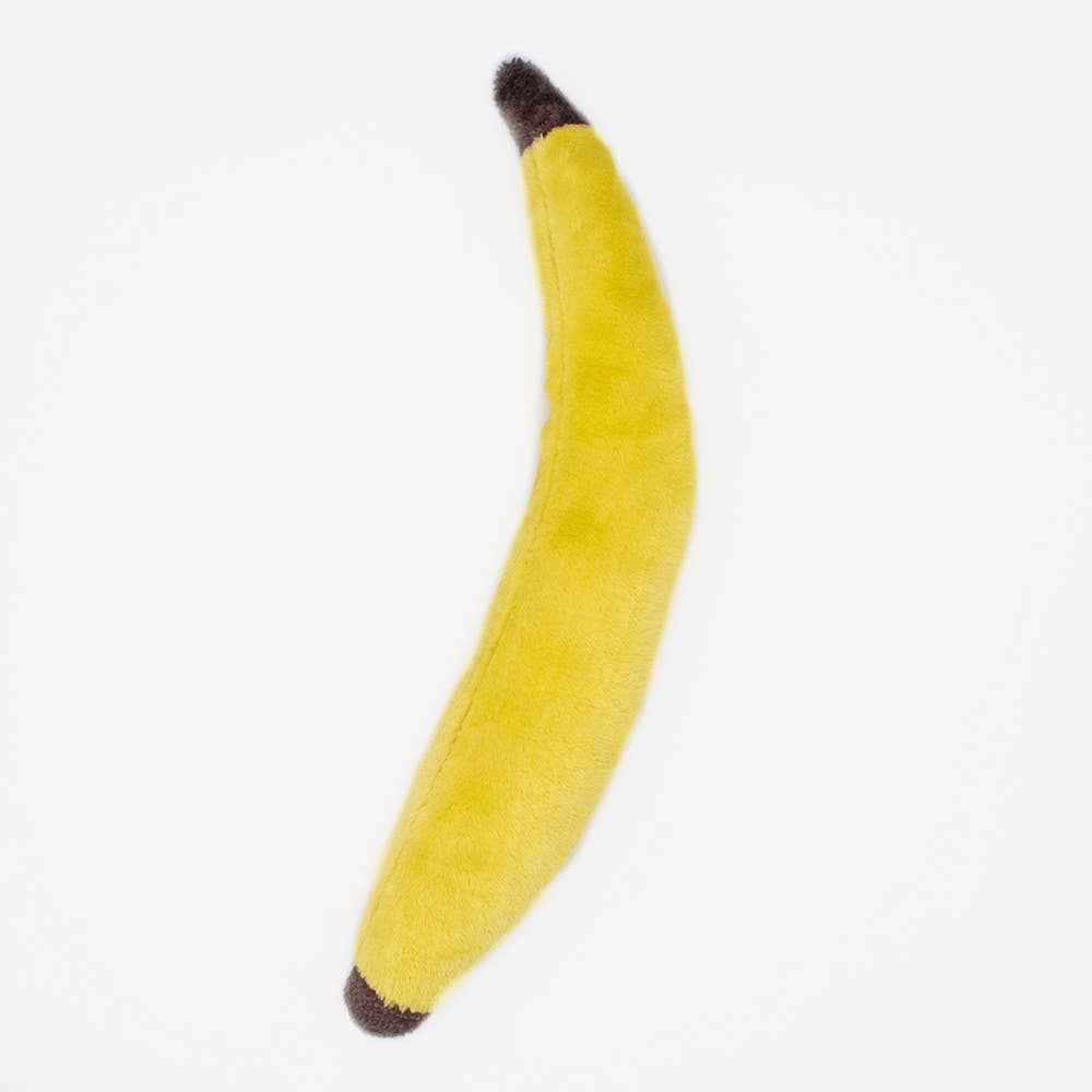 ZippyPaws - Jigglerz® - Banana - Plush Dog Toy