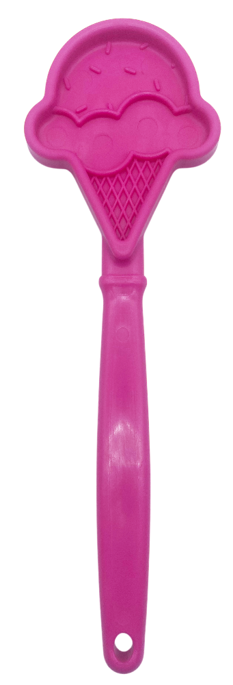 SodaPup Dog Toys - Lick Stick Hand-Held Interactive Enrichment Toys - Ice Cream Cone Lick Stick - Pink