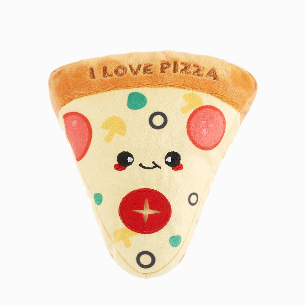 Hugsmart Products Inc - HugSmart Pet - Food Party | Pizza - Dog Plush Toy