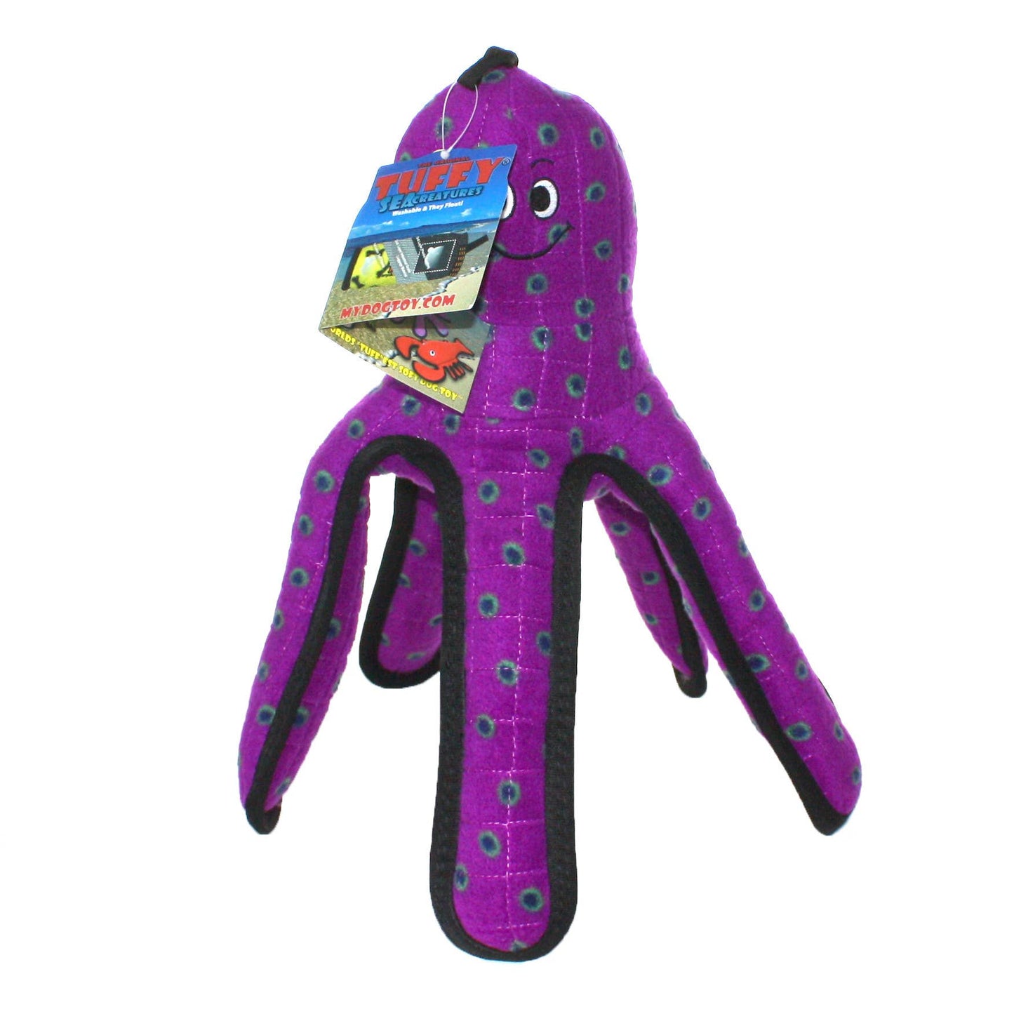 Tuffy Dog Toys - VIP Products - Tuffy Ocean Large Octopus, Durable, Tough, Squeaky Dog Toy - Doot's Pet LLC Collars For A Cause