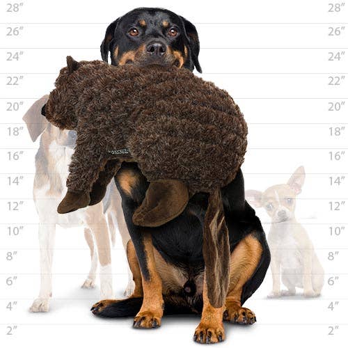 Tuffy Dog Toys - VIP Products - Mighty Massive Nature Beaver, Durable, Plush Dog Toy