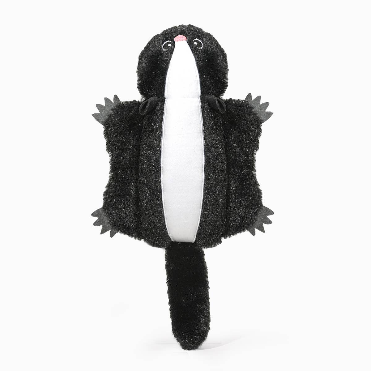 Hugsmart Products Inc - HugSmart Pet - Flattie Animal | Skunk - Dog Plush Toy