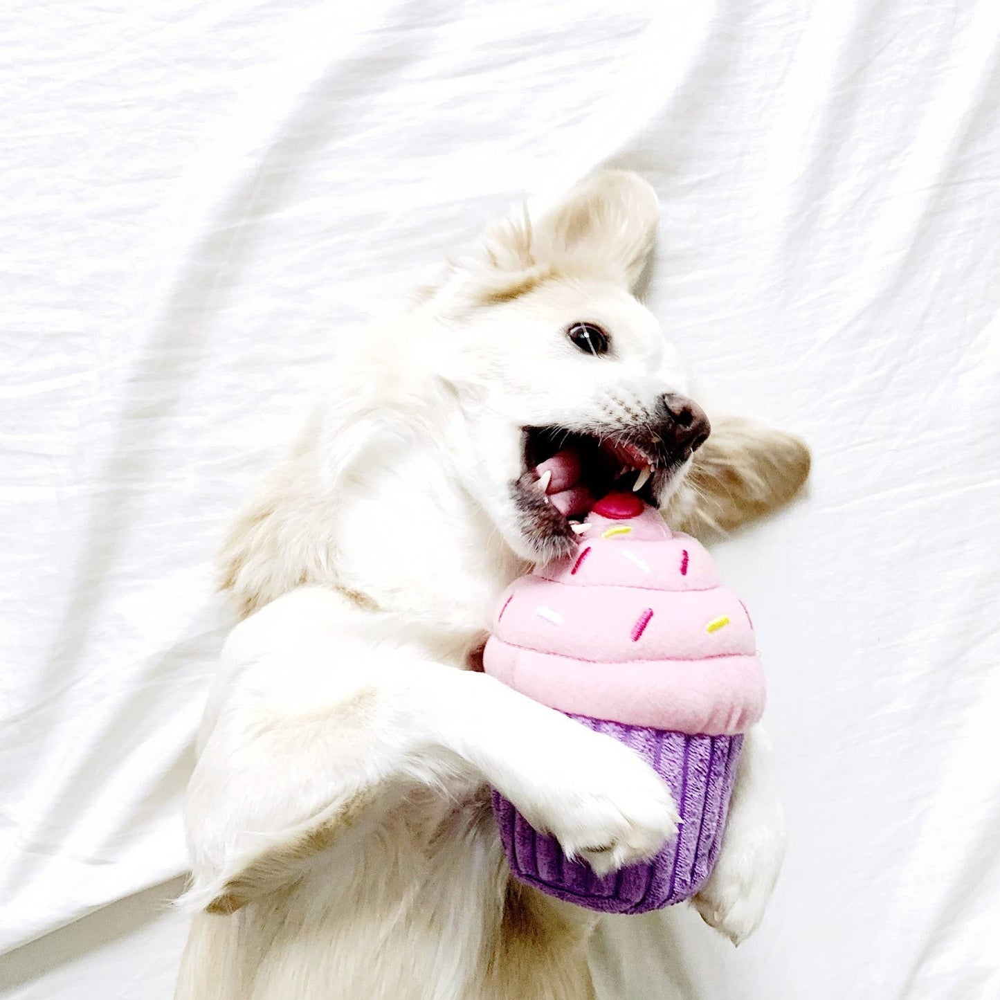 ZippyPaws - Cupcake - Pink - Dog Toy