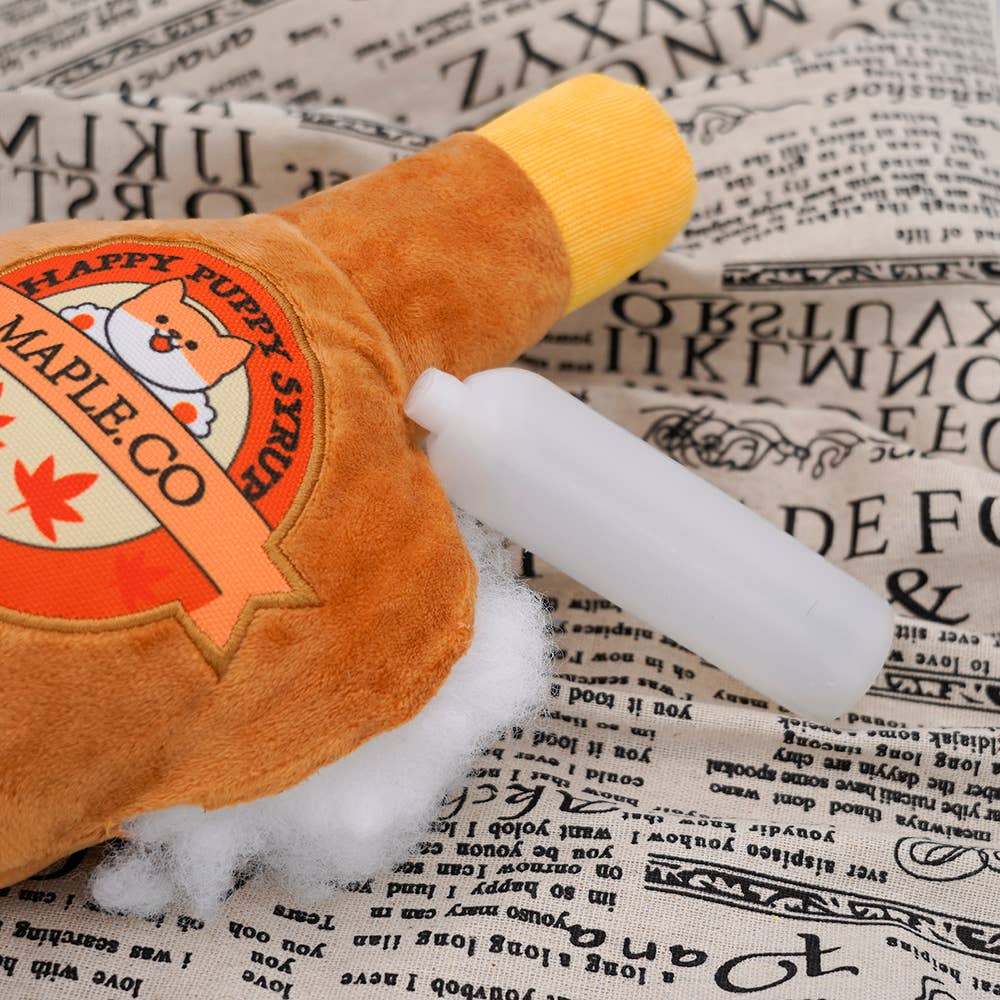 Hugsmart Products Inc - HugSmart Pet - Autumn Tailz | Maple Syrup - Dog Plush Toy