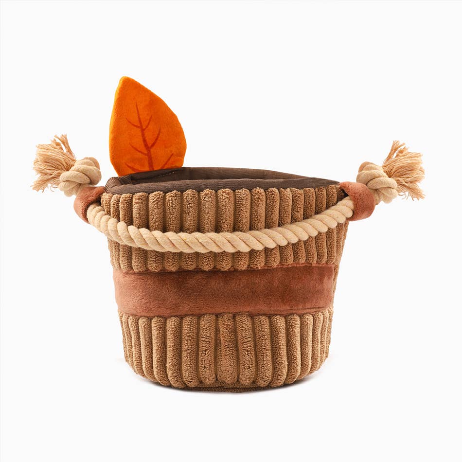 Hugsmart Products Inc - HugSmart Pet - Autumn Tailz | Apple Basket -Interactive Toy