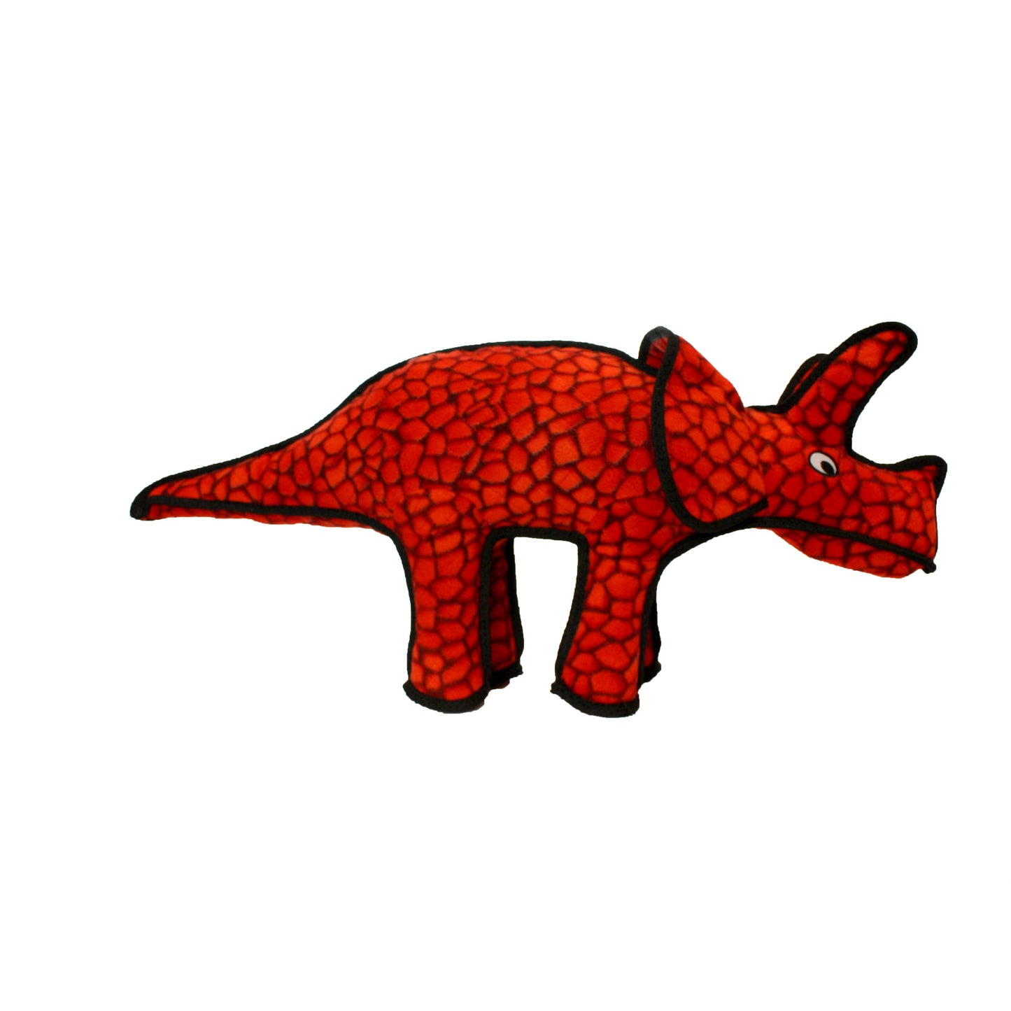 Tuffy Dog Toys - VIP Products - Tuffy Dinosaur Triceratops, Tough, Durable Dog Toy